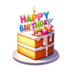 [LINEスタンプ] Happy Birthday スタンプ集