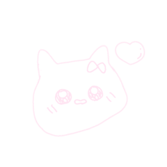 [LINEスタンプ] ピンクのねこにゃん