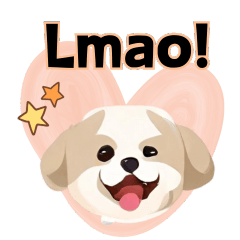 [LINEスタンプ] かわいい犬の英語の略語