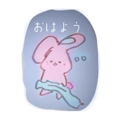 [LINEスタンプ] 耳でかうさぎサン。とキズにんじんサン。