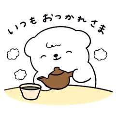 [LINEスタンプ] にっこりほほえむとうふのスタンプ