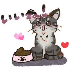 [LINEスタンプ] 猫のるぅ＆ちゃちゃ