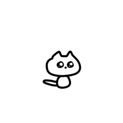 [LINEスタンプ] ちいちゃいねこ