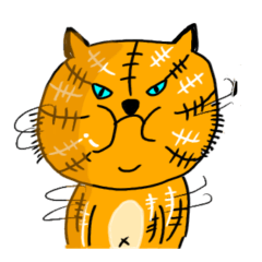 [LINEスタンプ] 虎になりたかったネコ