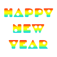 [LINEスタンプ] 40種類の「Happy New Year」の画像（メイン）