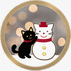 [LINEスタンプ] クリスマス猫ちゃん