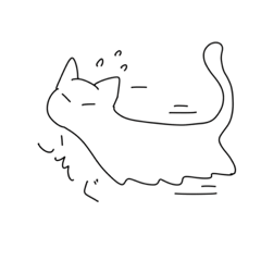 [LINEスタンプ] やわらかなねこ