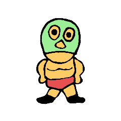 [LINEスタンプ] レスラー軍団