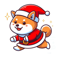 [LINEスタンプ] 柴犬サンタのクリスマス