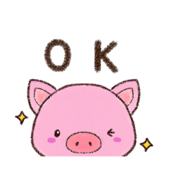 [LINEスタンプ] ぶたさんぶーちゃん