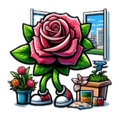 [LINEスタンプ] Flowerで