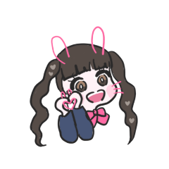 [LINEスタンプ] 最強ツインテールちゃん♡