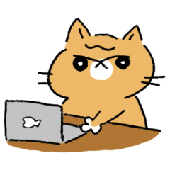 [LINEスタンプ] 働くねここちゃちゃ