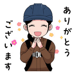 [LINEスタンプ] 高所安全対策のスペシャリストakrobat