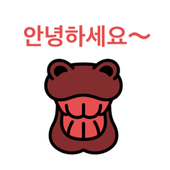 [LINEスタンプ] 韓国語のシュールなハングルスタンプ