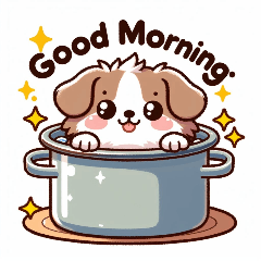 [LINEスタンプ] 犬鍋ハッピー・ホットポット