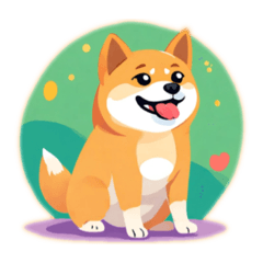 [LINEスタンプ] ほのぼの可愛い柴犬