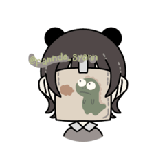 [LINEスタンプ] ぱんだしゃんのきょうりゅぅ