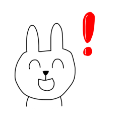 [LINEスタンプ] わんぱくウサたん奮闘記