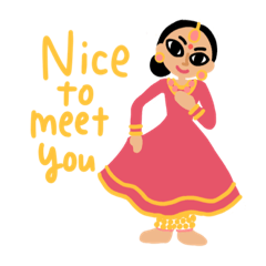 [LINEスタンプ] Enjoy Kathak