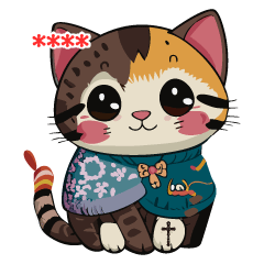 [LINEスタンプ] まながくのねーこさん カスタム