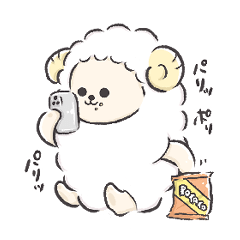 [LINEスタンプ] 毎日ひつじのもこちゃん