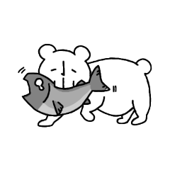 [LINEスタンプ] くまの小山さん