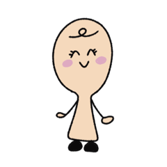 [LINEスタンプ] しゃもじのもじ子