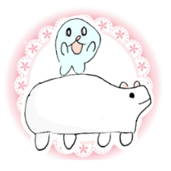 [LINEスタンプ] 仲良し！可愛いアザラシちゃんたち2