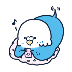 [LINEスタンプ] Bebe budgerigar 4 (オウム.鳥.tori)