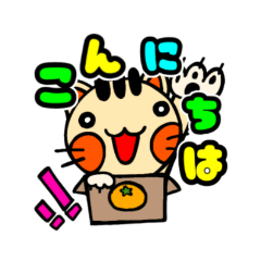 [LINEスタンプ] 箱みかん本家スタンプ①日常会話