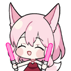 [LINEスタンプ] キツネのミホの一日