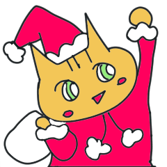 [LINEスタンプ] ねこパン職人 クリスマスver