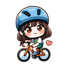 [LINEスタンプ] 楽しいサイクリング