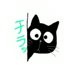 [LINEスタンプ] 黒猫どんぐりPart2