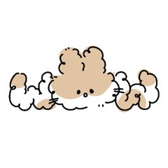 [LINEスタンプ] もこもこうさぎのラインスタンプ