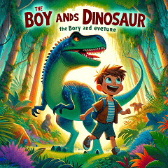 [LINEスタンプ] 少年と恐竜の大冒険