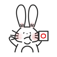 [LINEスタンプ] 毎日使える！ うさぎとひよこ