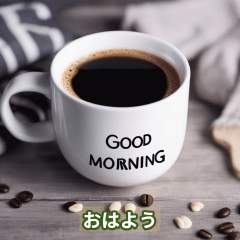 [LINEスタンプ] コーヒータイムと会話