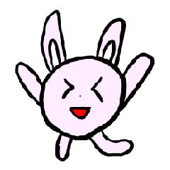 [LINEスタンプ] ぴょんさうさぎ