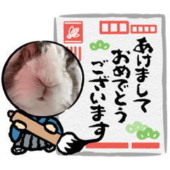 [LINEスタンプ] ロップイヤーのTiffanyくん〜NewYear編〜