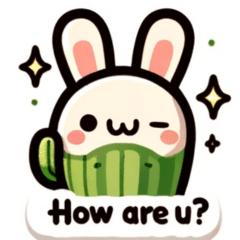 [LINEスタンプ] うさみみ(モニラリア）