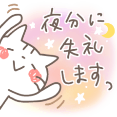 [LINEスタンプ] 〈日常用〉謙虚なコメントをするネコ