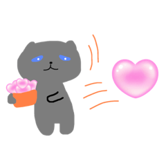 [LINEスタンプ] うちのはいいろねこ2