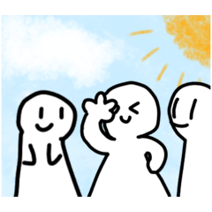 [LINEスタンプ] 落書きスタンプくん