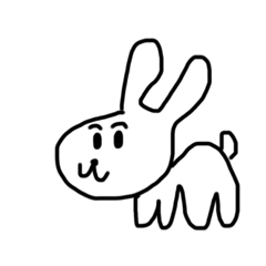 [LINEスタンプ] ウサギいっぱい