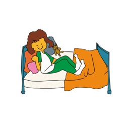 [LINEスタンプ] ゆるっとカラフルなスタンプ