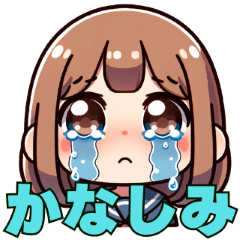 [LINEスタンプ] 女の子可愛いステッカー