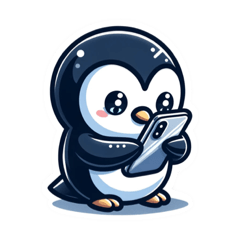 [LINEスタンプ] スマホに夢中な動物たち