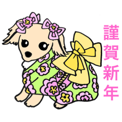 [LINEスタンプ] くるみ姫2024